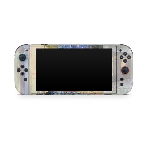Glossy Glitter Gaming Skin Compatible with Nintendo Switch 2 Console Only - Cafe Terrace at Night - Premium 3M Vinyl Protective Wrap Decal Cover - Easy to Apply | Crafted in The USA by MightySkins - color: Cafe Terrace At Night, size: Switch 2 Console Ski