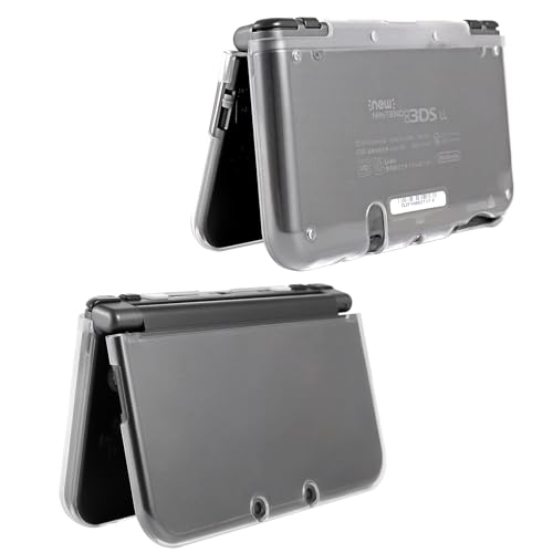 FiiMan Ultra Clear Crystal Transparent Hard Shell Protective Case Cover | for Nintendo NEW 3DS XL LL, Skin Accessory Compatible with Handheld Gaming Console
