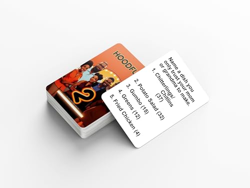 HoodFued 2 – Black Family Feud-Style Card Game for African-American Parties, Reunions, and Game Nights | Fun Trivia Entertainment for Adults & Teens
