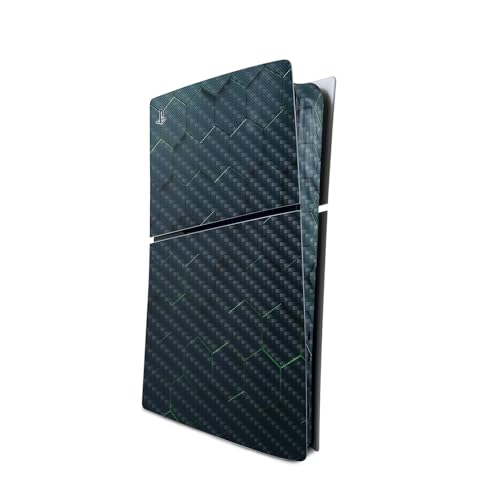 MightySkins Carbon Fiber Skin for PS5 PlayStation 5 Slim Digital Edition Console Only - Acid Hex Protective, Durable Textured Carbon Fiber Finish Easy to Apply Made in The USA - color: Acid Hex, size: PS5 Slim Digital Edition Console Only
