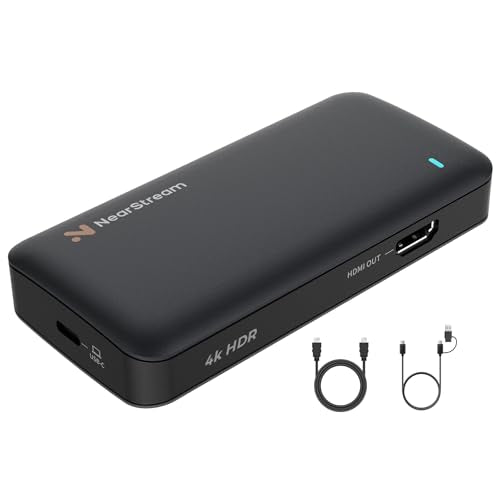 NearStream CCD30 USB 3.1 Video Capture Card for Streaming or Recording in 4K60FPS HDR10 or 1080P60FPS HDR10 with Ultra-low Latency, Compatible with Xbox Series X/S, Xbox One, PS5, PS4/Pro,PC/Mac/Linux - style: 4K60 HDR10-CCD30