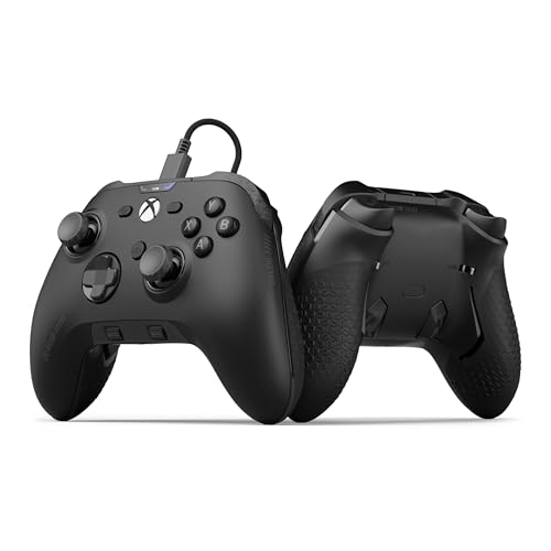 SCUF VALOR PRO Wired Performance Xbox Controller – Customizable Back Paddles, Instant Triggers, Hall Effect Thumbsticks, Audio Controls, Xbox Series X|S, Xbox One, Windows PC – Black - color: Black