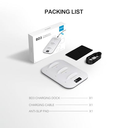 BOBOVR BD3 Charging Dock, Providing Fast Charging for 3*B100, 30W Power, 0-80% in Just 1 Hour