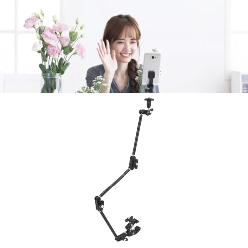 Magic Arm Clamp Mount Friction Power Articulating Magic Arm Magic Arm Clamp Kit Friction with Adjustable Camera Boom Arm with 1 4 Inch 3 8 Inch for SLR Cameras