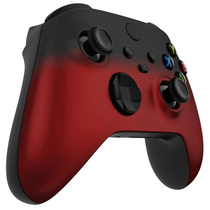 Stealth Controllers Wireless Controller for Xbox Series S, Xbox Series X, Xbox One - Soft Touch Feel - Custom Series S/X Controller (Red Shadow) - color: Red Shadow