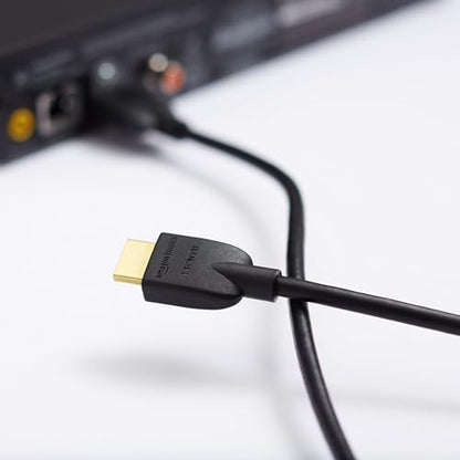 Amazon Basics High-Speed 4K Ultra HD HDMI 2.0 Cable for Blu-ray, 6 feet, 24-Pack, 18 Gbps, 60 Hz, 2160p, Male-to-Male, Ethernet Ready, 3D, Black - size: 6 Feet