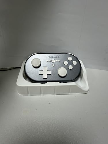 ShanWan Wireless Mini Controller for Switch, PC, iOS, Android, Supports Keyboard Mode for iPad Procreate (Silver) - color: Silver