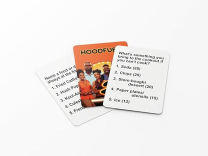 HoodFued 2 – Black Family Feud-Style Card Game for African-American Parties, Reunions, and Game Nights | Fun Trivia Entertainment for Adults & Teens