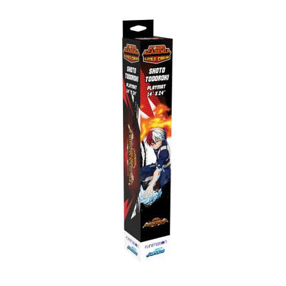 My Hero Academia Collectible Card Game Series 2 Crimson Rampage Shoto Todoroki PLAYMAT | 24' by 14' Rubber Game Mat | Ages 14+ | 2 Players | Average Playtime 20-30 Minutes | Made by Jasco Games