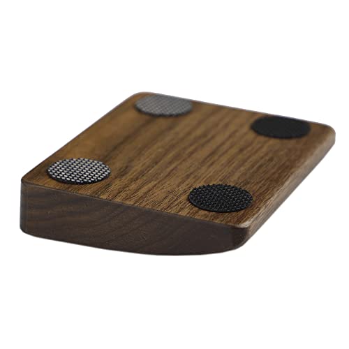 2 pcs Mini Wood Wrist Rest Portable Movable Solid Wooden Walnut Beech for Most Mechanical Keyboard Numpad Sp64 - color: Walnut Mini Wrist Rest 2 Pcs
