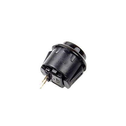 10x Arcade Buttons 24mm Push Button Replace Switch for Sanwa OBSF-24 Arcade Joystick DIY Parts Video Games Mame Jamme Black