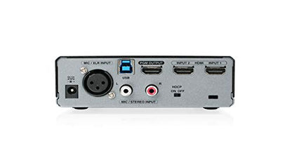 IOGEAR Upstream Pro Dual Video Capture Card, 4K in 1080P Capture, XLR RCA Dual Audio Capture, Free Mobile App for Mix Control, 18 Macro Hotkey Deck, Mobile Stream, UVC Support, PIP/PBP (GUV322) - style: UpStream Pro Dual