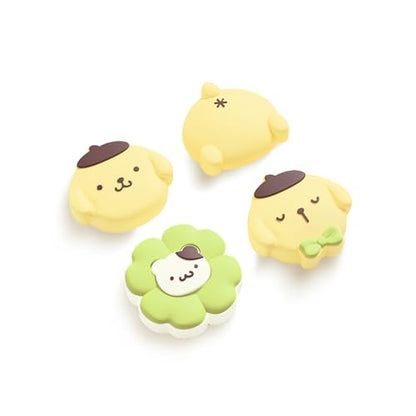 Kuitmor Thumb Grip Caps Compatible with Nintendo Switch 2, Silicone Joystick Grip Caps for Switch 2025, 4pcs, Cute Dog Style, Yellow & Black - color: Pompompurin(Yellow & Black)