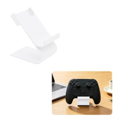 Controller Stand Compatible with Steam Controller 2 and Puck, Desktop Display Holder, Organizer for Gaming Setup (Black)