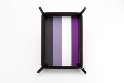FanRoll Pride Dice Tray – Asexual - color: Asexual