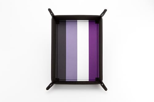 FanRoll Pride Dice Tray – Asexual - color: Asexual