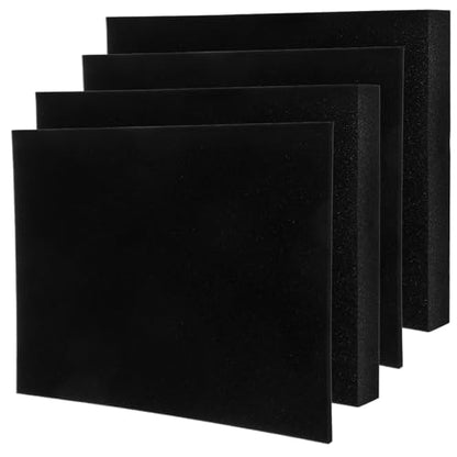 LIFKOME 4pcs Soft Sponge Foam Inserts for Collectibles and Photo Box Packaging Soundproof and Cushioning Pre-cut Foam Sheets for Movement and Packing