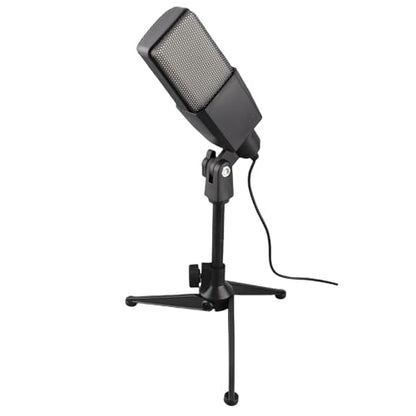 Fabater RGB USB Condenser Microphone for PC Gaming, HighFidelity Sound Recording with Adjustable Stand, Ideal for Streaming and Voice Memos, Portable Design