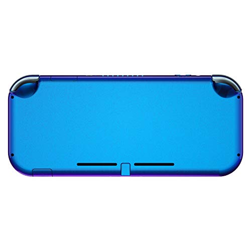 eXtremeRate Chameleon Purple Blue Glossy DIY Replacement Shell for Nintendo Switch Lite, NSL Handheld Controller Housing w/Screen Protector, Custom Case Cover for Nintendo Switch Lite - color: Chameleon Purple Blue