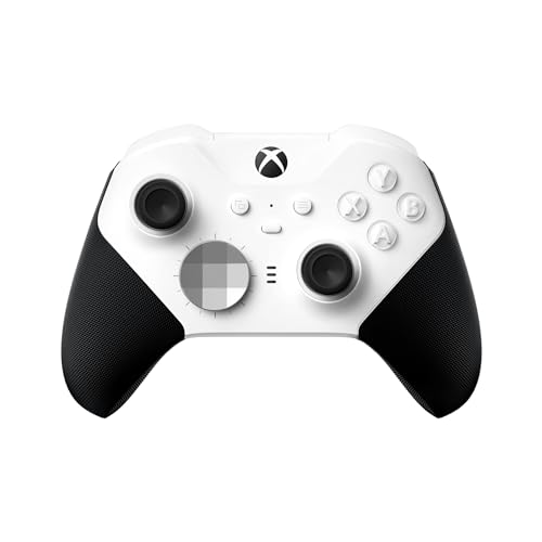 Xbox Wireless Gaming Controller | Elite Series 2 Core | White | Console, PC, and Android | Adjustable Thumbsticks | Trigger Locks - color: White