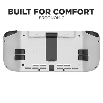 CRKD Nitro Deck - Professional Handheld Controller Deck with Zero Stick Drift for Nintendo Switch and Switch OLED (White) - color: White