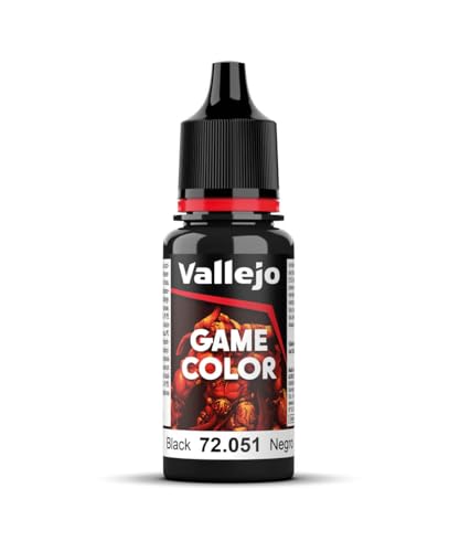 Vallejo Black Game Color 1 Paint, 17ml - color: Black