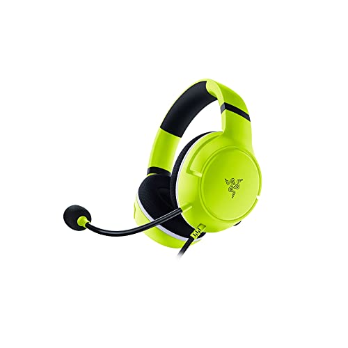 Razer Essential Duo Bundle for Xbox: Kaira X Wired Headset & Universal Quick Charging Stand for Xbox Controllers - Color Matches Official Xbox Series X|S Controllers (Sold Separately) - Electric Volt
