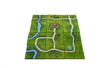 Square Board Game Tiles, 84 Large Blank Pieces for DIY Custom Game Design | Same size as Carcassonne tiles. Build personalized tabletop games with durable blank square tiles.