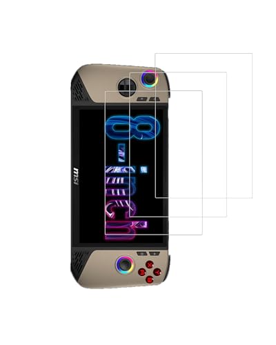 Screen Protector for MSI's New Claw 8 AI+ Handheld Game Console,Tempered Glass Film Anti-Scratch High Touch Sensitivity,3 Pack