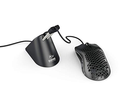 GLORIOUS Mouse Bungee - Flexible Mouse Cable Management - Gaming Mouse Accessory (Black)