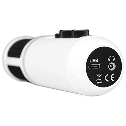 Mackie EM-Series, Limited Edition White USB Condenser Microphone (EM-USB-LTD) - size: USB, style: Compact - White