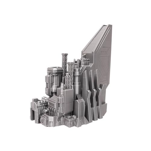 6mm Sci-Fi Cityscape Bundle 4 - Tabletop Terrain for Miniatures Games Such as Epic Battletech Adeptus Titanicus (Bundle 4) - size: Bundle 4 without Hexes