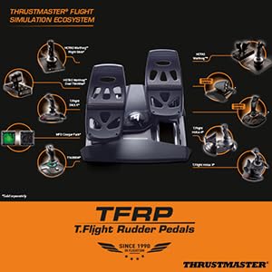 Pedalset USB TFRP (Thrustmaster Flight Rudder Pedals) - style: TFRP - Rudder