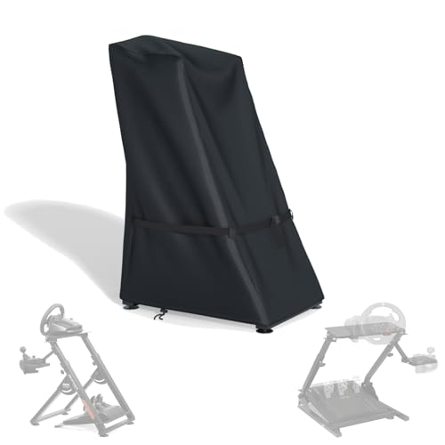 Racing Wheel Stand cover,L26"×W17"×H33"(Cover only; mount sold separately) | Waterproof and dustproof—ideal for protecting your racing simulator equipment when it's not in use or stored in the garage