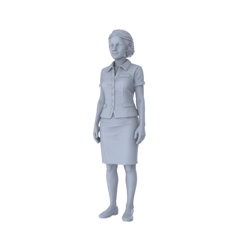 MRY-SFW 1/48 Character Miniature Set of 4 Scene Buildings Figure Collection