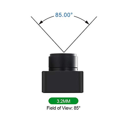MOKOSE 4K HD USB Webcam Manual Focus Wide Angle for Desktop and Laptop Live Streaming, 3840 x 2160 UVC Free Drive Video Calling Computer Camera - color: With 3.2MM No Distortion lens