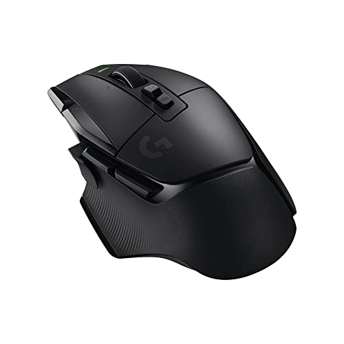 Logitech G502 X Lightspeed Wireless Gaming Mouse - Black | Optical Switches, 13 Buttons, <140 hrs Battery, USB-C, Infinite Scroll Toggle, Wireless Charging Capable, for PC/MacOS - color: Black, style: Wireless