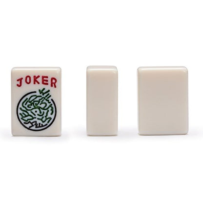 Yellow Mountain Imports American Mahjong Set – The Classic with 166 Tiles, Vintage Rosewood Veneer Case & Mahjong Accessories