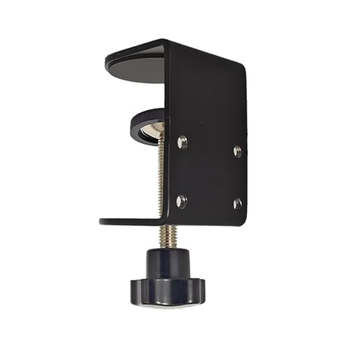 Small C Clamps 2 Inch with 4 Small Holes in the Back, 1-Pack Adjustable Desk C-Clamp for Range 0.39"~2", Versatile Clamp for Brake, Parts Assembly, Fastening, Welding, Woodwork, Metal Work - size: 2 in, style: 1-Pack