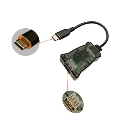 DSD TECH SH-G01C USB-C 480M High Speed Isolator(0.5FT)