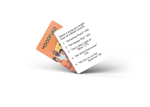 HoodFued 2 – Black Family Feud-Style Card Game for African-American Parties, Reunions, and Game Nights | Fun Trivia Entertainment for Adults & Teens