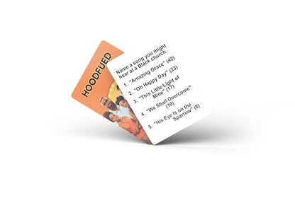 HoodFued 2 – Black Family Feud-Style Card Game for African-American Parties, Reunions, and Game Nights | Fun Trivia Entertainment for Adults & Teens
