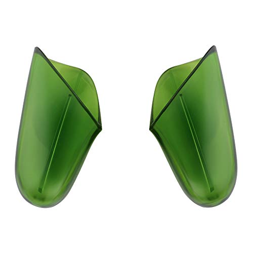 eXtremeRate Transparent Clear Green Replacement Handle Grips for Nintendo Switch Pro Controller, DIY Hand Grip Shell for Nintendo Switch Pro - Controller NOT Included - color: Clear Green