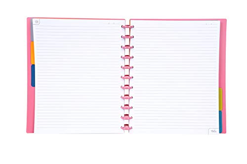 Talia Discbound Notebooks, Planner, Customizable, (Canyon Clay w/Canyon Clay Discs, Letter (8.5in x 11in)) - color: Canyon Clay W/Canyon Clay Discs, size: Letter (8.5in x 11in)