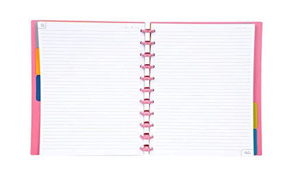 Talia Discbound Notebooks, Planner, Customizable, (Canyon Clay w/Canyon Clay Discs, Letter (8.5in x 11in)) - color: Canyon Clay W/Canyon Clay Discs, size: Letter (8.5in x 11in)