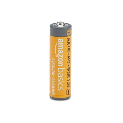 Amazon Basics 8-Pack AA Alkaline High-Performance Batteries, 1.5 Volt, 10-Year Shelf Life, Long-lasting Power - size: 8 Count (AA/LR6)