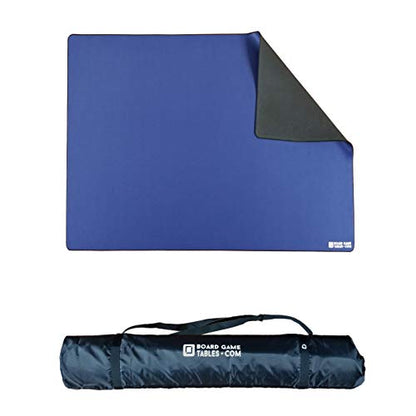 Allplay Board Game Playmat, 3'x5', Medium, Blue | Thick Super Cushioned, Stitched Edge, Water Resistant, with Carrying Case for Board Games, Card Games, RPGs - color: Blue, size: Medium (3'x5')