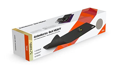 SteelSeries QcK Gaming Mouse Pad - XXL Thick Cloth - Sized to Cover Desks - color: Black, size: XXL, style: Heavy