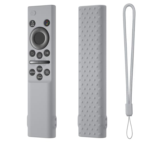 Hi Color Remote Cover for Samsung BN59-01388 BN59-01393 Silicone Remote Case Protective Sleeve (Grey) - color: grey