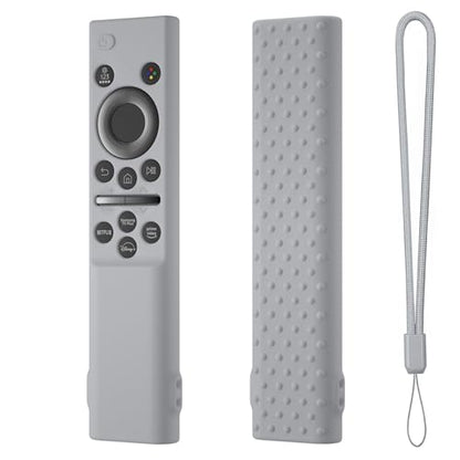 Hi Color Remote Cover for Samsung BN59-01388 BN59-01393 Silicone Remote Case Protective Sleeve (Grey) - color: grey